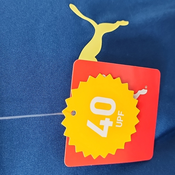 PUMA LONG SLEVES RASHGUARD GUARD, NAVY BLUE, MEDIUM WITH HODDIE SHIRT - Picture 9 of 10